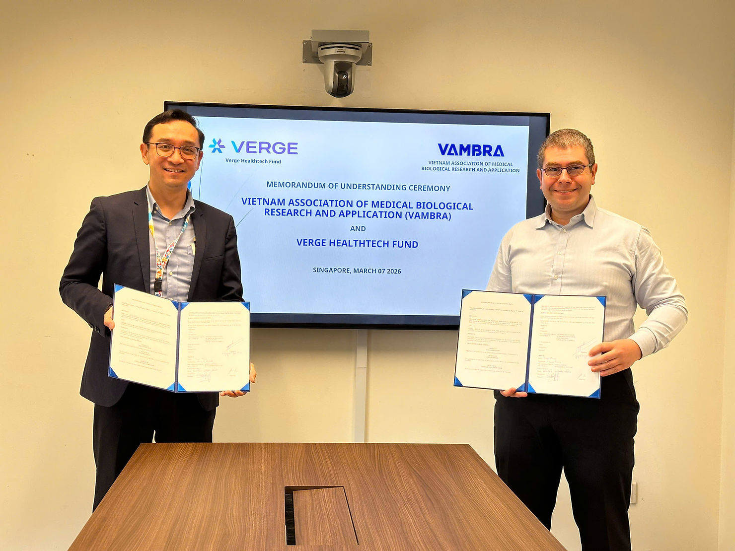 VAMBRA Signs Strategic Partnership with Verge HealthTech Fund (Singapore): Driving Innovation and the MedTech Ecosystem in Vietnam