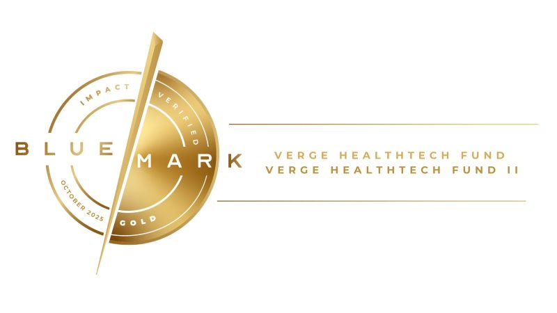 Verge HealthTech Fund receives Gold Rating from BlueMark!