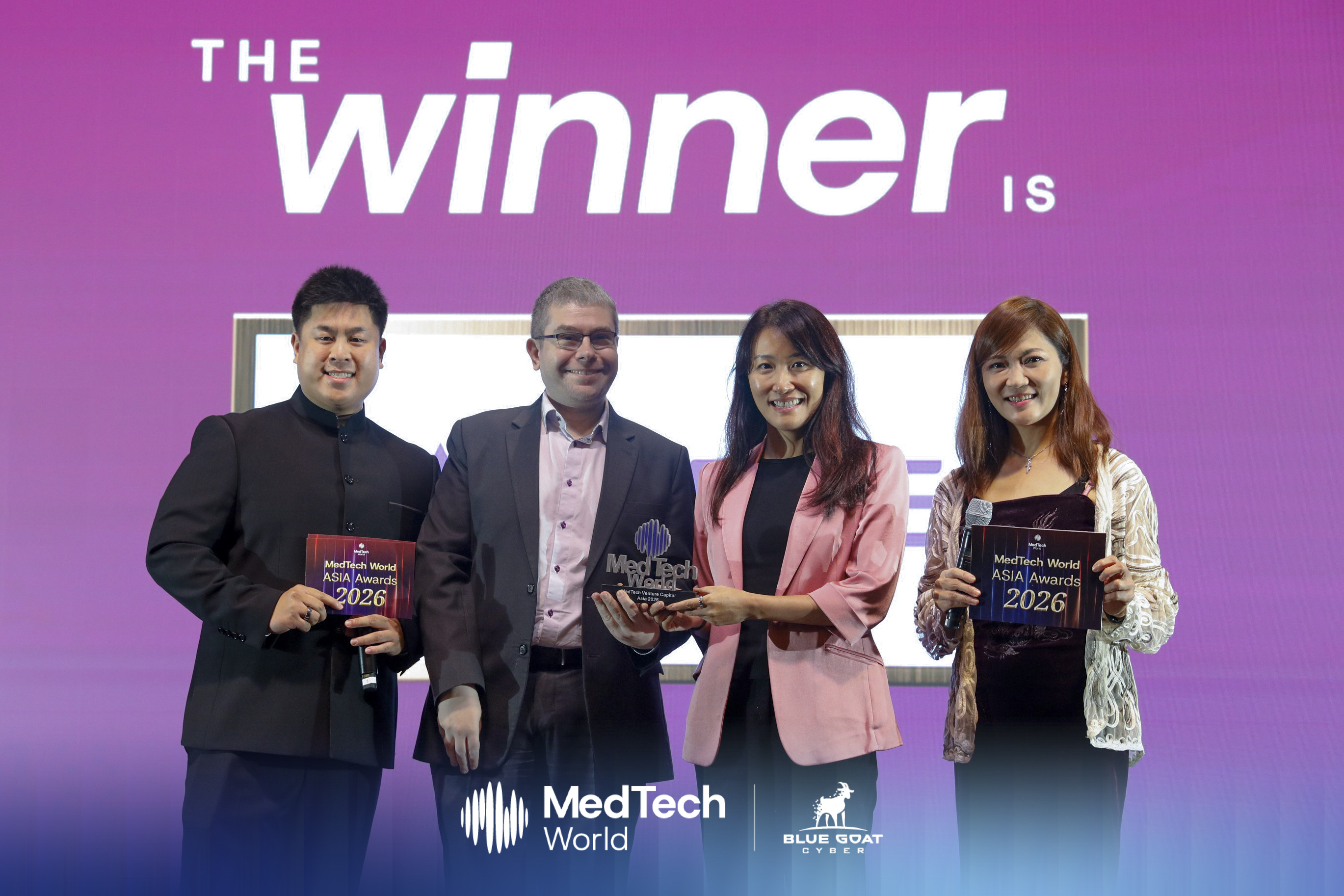 Verge named MedTech Venture Capital of the Year at MedTech World Asia Awards 2026